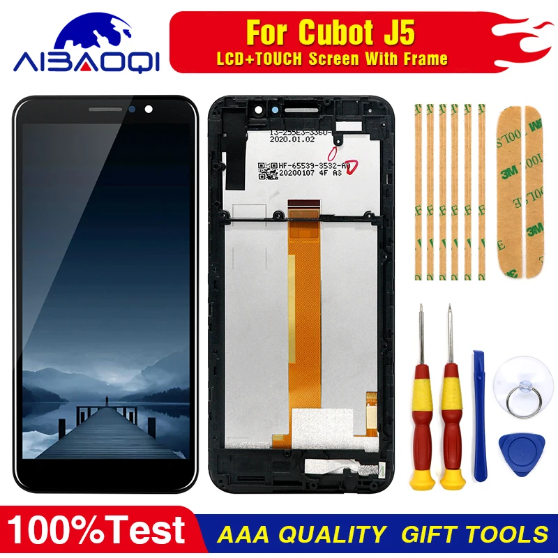 ЖК-дисплей с тачскрином для Cubot J5 Android 9 0 960X480 18:9 рамкой новые оригинальные