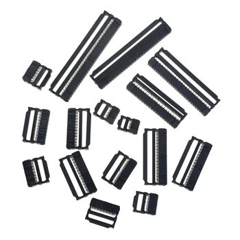

5PCS FC-6-64Pin 8P 10P 12P 14P IDC Socket Pin Dual Row Pitch 2.54mm IDC Connector Cable Socket Plug Ribbon Cable Connector