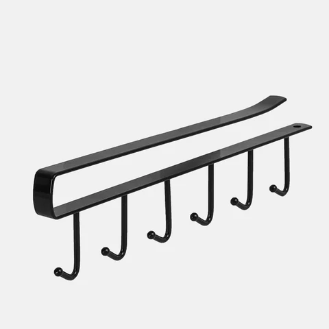Cupboard Storage Rack Cupboard Shelf Hanging Hook Organizer Closet Clothes Glass Mug Shelf Hanger Door Chest Hanging
