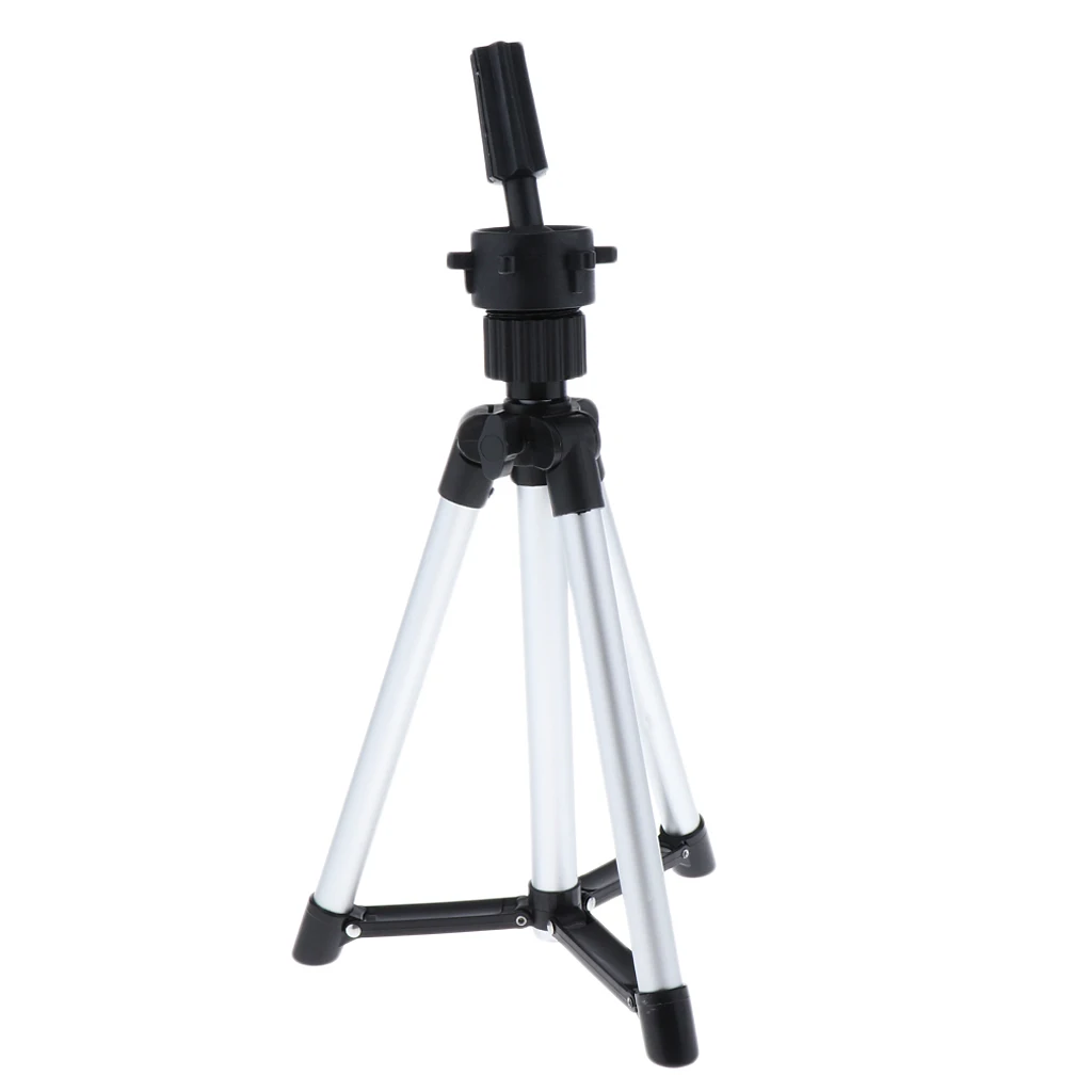 Aluminum Mannequin Tripod Display Stand 12 Inches Makeup Training Holder
