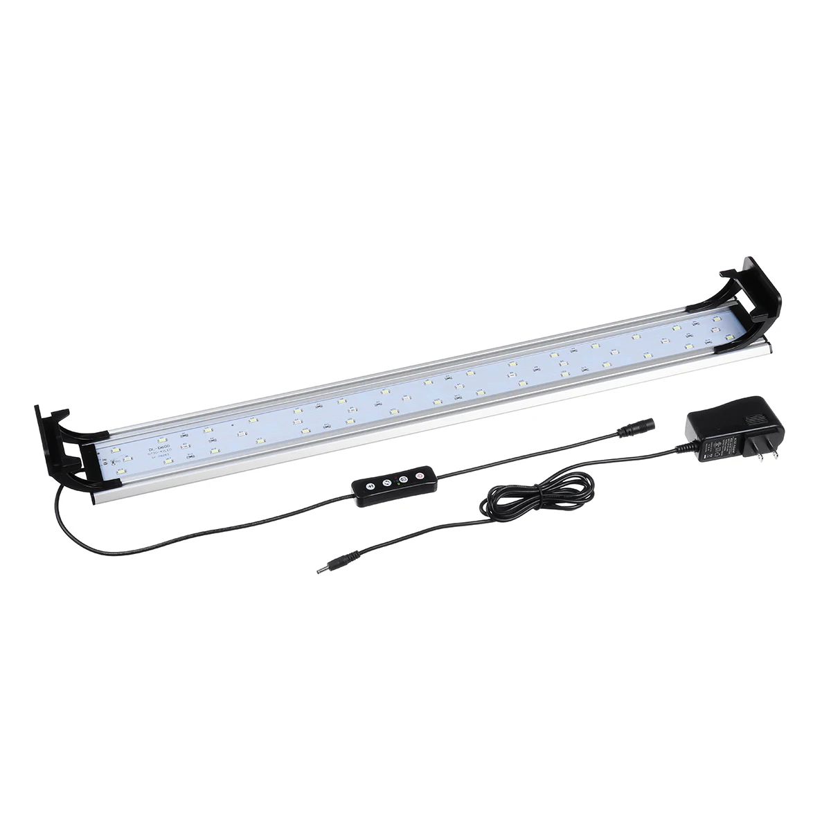 US Plug AC80-240V 16W 60cm Aluminium Fish Tank Light fit for 60-65cm Fish Tank 3 Light Modes Timing Dimming Lamp - Цвет: US Plug