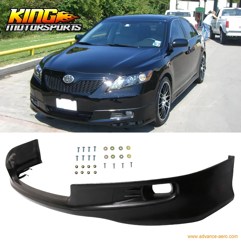 For 2007-2009 Toyota Camry OE Factory SE Style Front Bumper Lip Spoiler Unpainted PU For 2007-2009 Toyota Camry OE Factory SE Style Front Bumper Lip Spoiler Unpainted PU