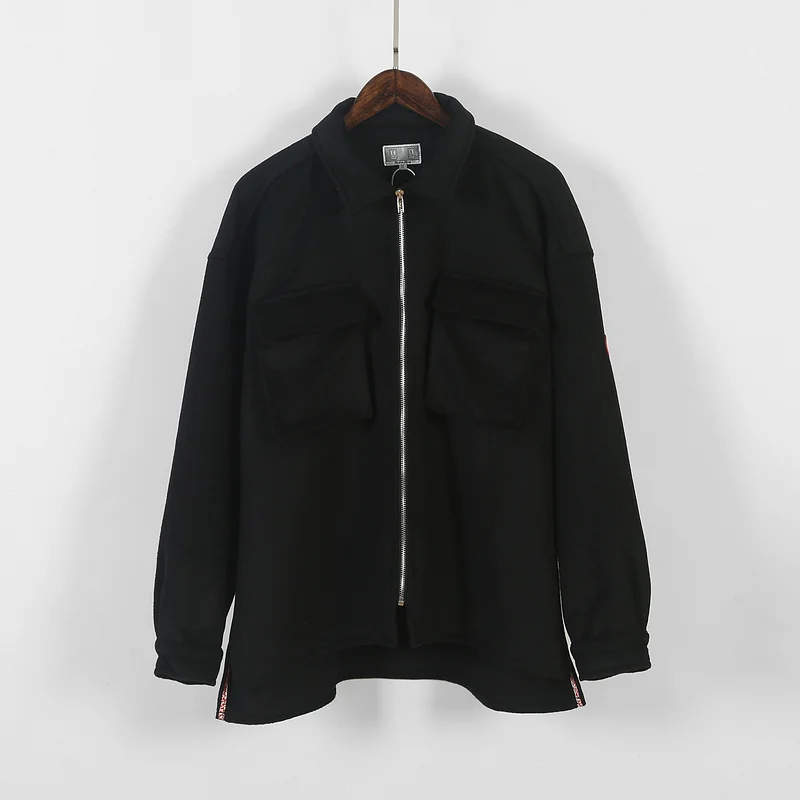 

Top Version CAVEMPT Wool Cargo Jacket Men Women Cav Empt Cashmere Winter Warm Jackets Oversized C.E Jacket Zipper Coats Men