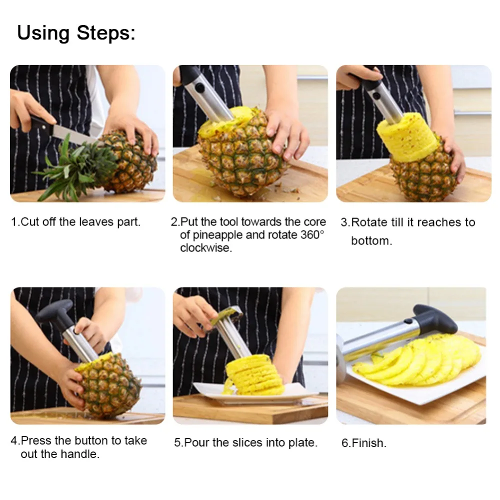 Edelstahl Corer schйler Cutter Einfach Obst Parer Schneiden инструмент для дома