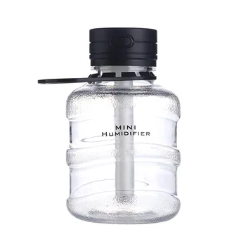 

Bucket Humidifier USB Charging Mini Car Aroma Essential Oil Diffuser Atomizer Home Office Desktop LED Night Light Air Purifier