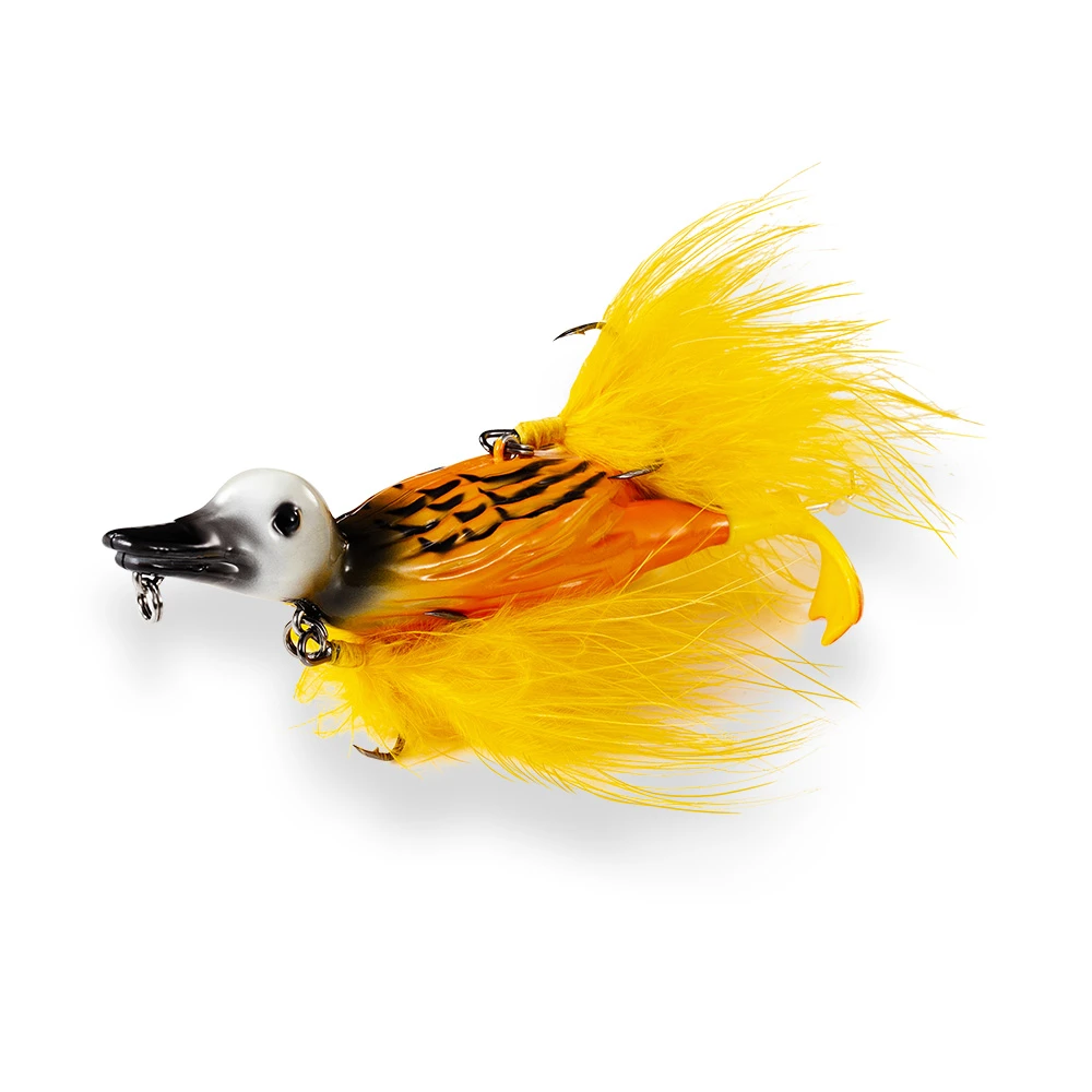 105mm 28g Floating 3D Suicide Duck Fishing Lures for Bass Pike Topwater