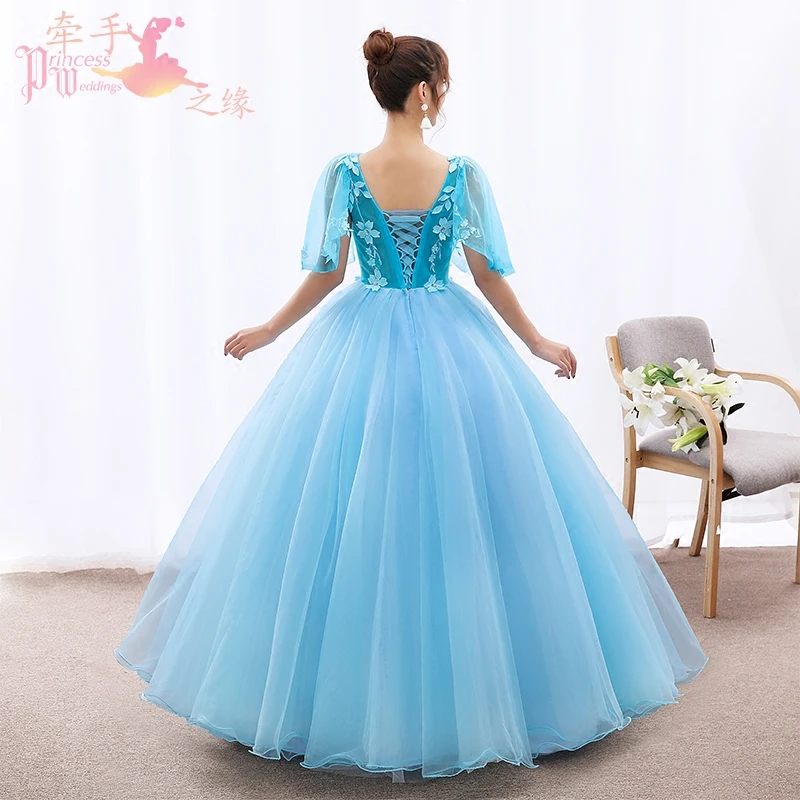 На заказ Vestidos de 15 anos с аппликацией из кружева и тюля Бальные платья торжественное вечернее платье платье для девочек