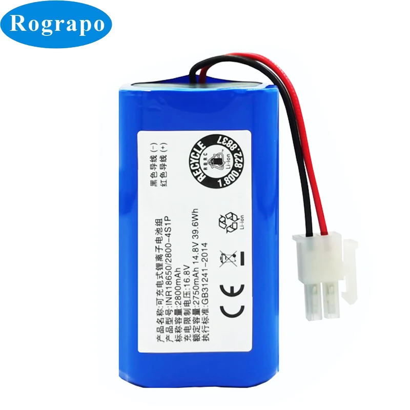 Новинка, запчасти для фильтра основной боковой щетки литий-ионной батареи 3400 мАч для Polaris PVCR 0926W / Polaris PVCR 0826 / Polaris PVCR 1126W Robotic