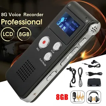 

Willkey SK-012 HD Professional 8GB Voice Recorder OLED Screen Smart Rechargeable Digital Audio Sound Recording MP3 Player