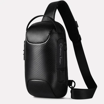

2020 Men Anti-theft Waterproof Multifunction Crossbody Bag Shoulder Bag on shoulder Short Trip Messenger Chest Bag Pack For Male