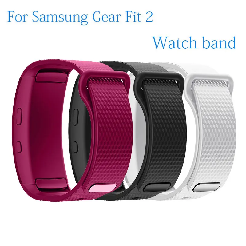 Для Samsung Gear Fit 2 Watch band Pro силиконовый ремешок для замены роскошного спортивного