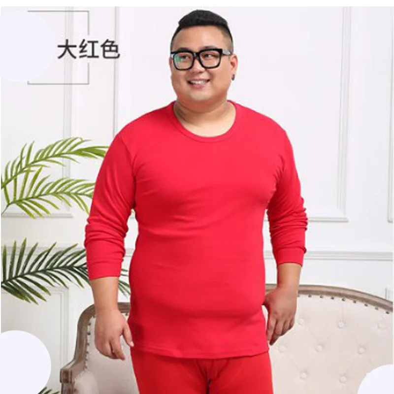 3XL-6XL, мужское термобелье большого размера, тонкий хлопковый комплект, зимние кальсоны, зимняя мужская теплая одежда, термобелье с длинным рукавом - Цвет: 02