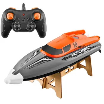 

2.4G Speedboats High Speed RC Racing Boat Automatically 180 Degree Flipping Transmitter RC Boat Model Toy