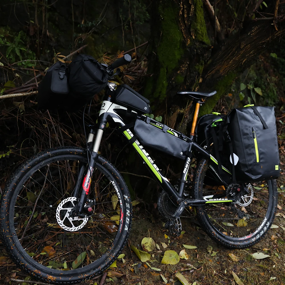 Rhinowaik25l велосипедные сумки MTB велосипед задняя стойка сумка Полный Водонепроницаемый многофункциональный дорожный велосипед Pannier заднее сиденье багажник сумка