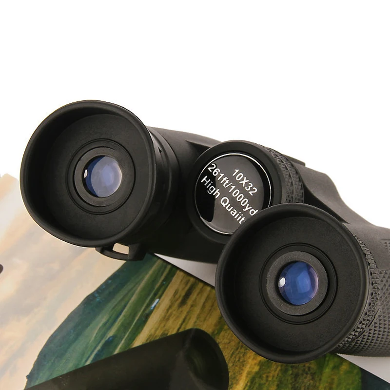 Компактный 10x32 бинокль телескоп черный HD водонепроницаемый ...