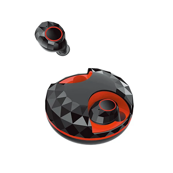 T5-red Bluetooth наушники настоящие беспроводные наушники 5,0 TWS наушники-вкладыши T5 Водонепроницаемая мини-гарнитура 3D стерео звук спортивный наушник - Цвет: T5-red