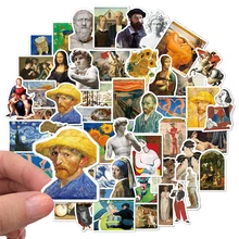 

10/30/52pcs World Artist Work David Car Stickers Aesthetic Diy Luggage Guitar Fridge Cool Laptop Stickers Graffiti Decal Kid Toy