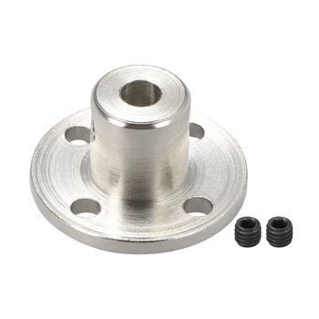 

uxcell 4mm Inner Dia H12xD10 Rigid Flange Coupling Motor Guide Shaft Coupler Motor Connector for DIY Parts