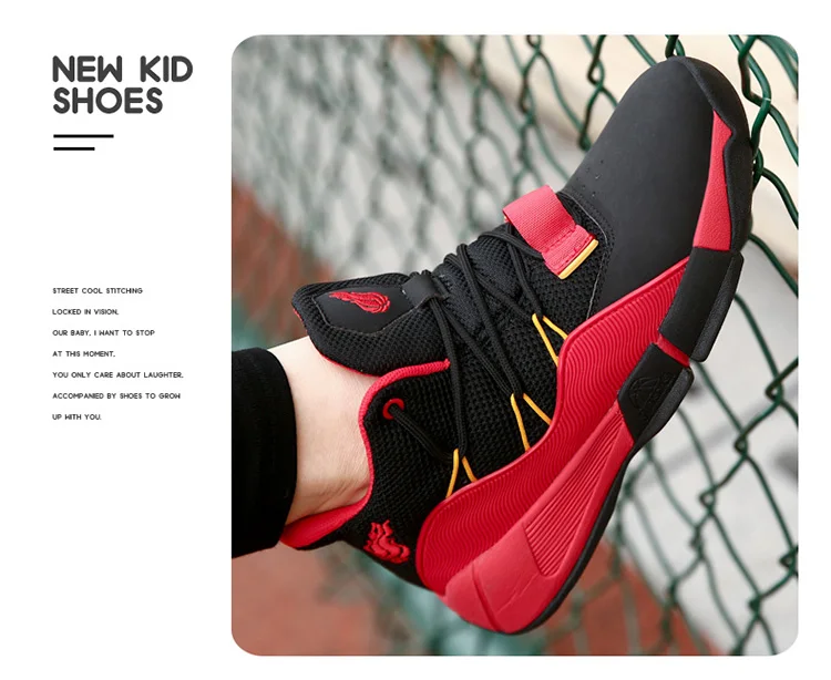 Баскетбольные кроссовки для мальчиков, Jordan, детская обувь, новая мода, подростковые дышащие ботинки с сеткой, 33-42, амортизация, тренировка