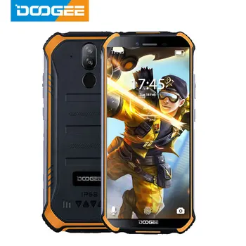 DOOGEE S40 IP68 IP69K teléfono móvil 5,5 pulgadas pantalla 4650 mAh MT6739 Quad Core 3 GB RAM 32 GB ROM android 9,1 8.0MP Cámara 4G Red