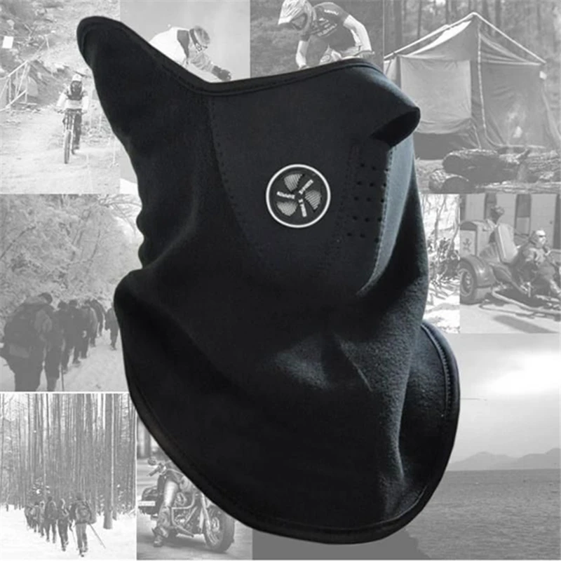 Лыжная маска тренировочная Зимняя Маска для лица полумаска зимняя бандана