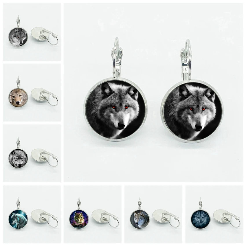 

Retro New Nordic Wolf Earrings Domineering Wolf Earrings Women Jewelry Gift Wholesale