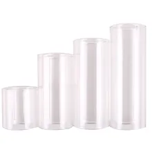 Protección de dedos para guitarra acústica, deslizadores profesionales de cristal transparente, 28/51/60/70 Mm