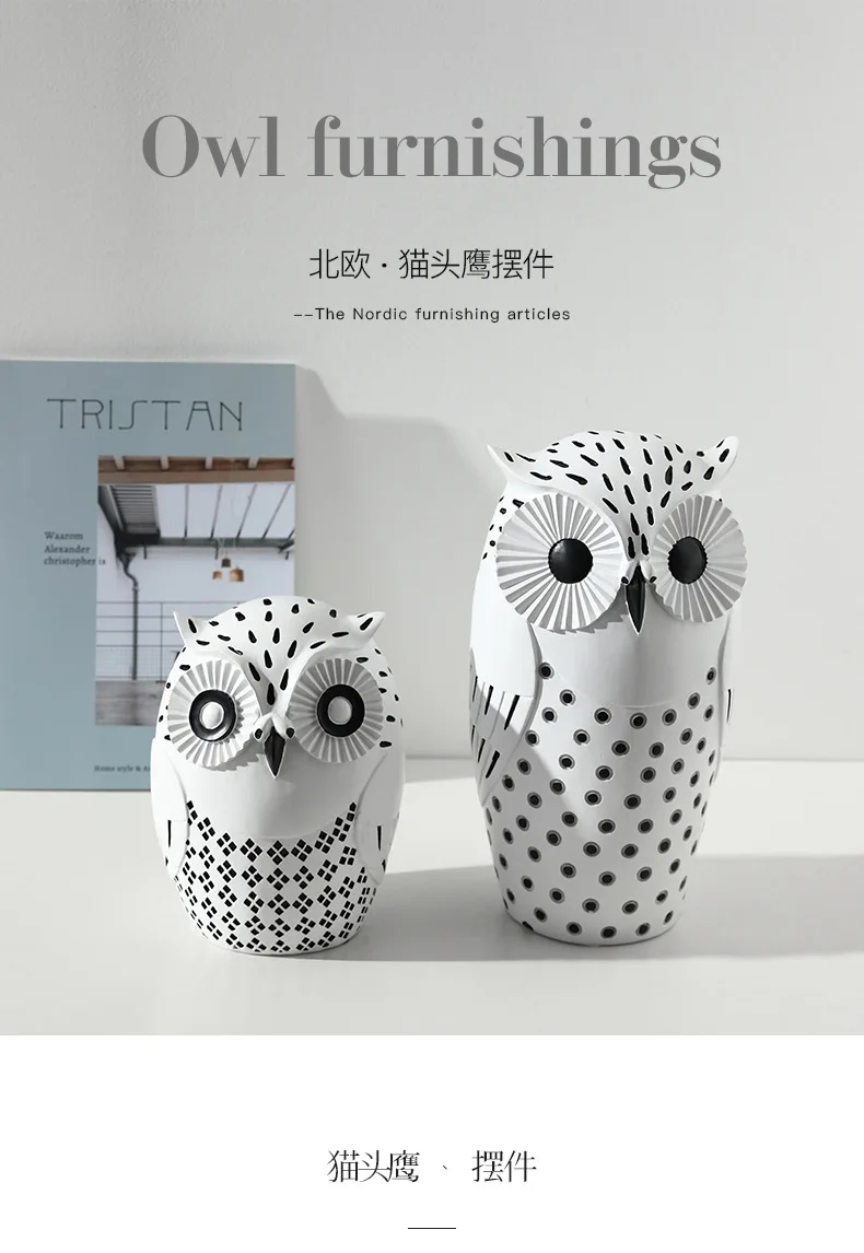 christmas decorations Nordic Home Decorations Modern Simple Living Room Office Studio Decoration Soft Owl Creative Decoration