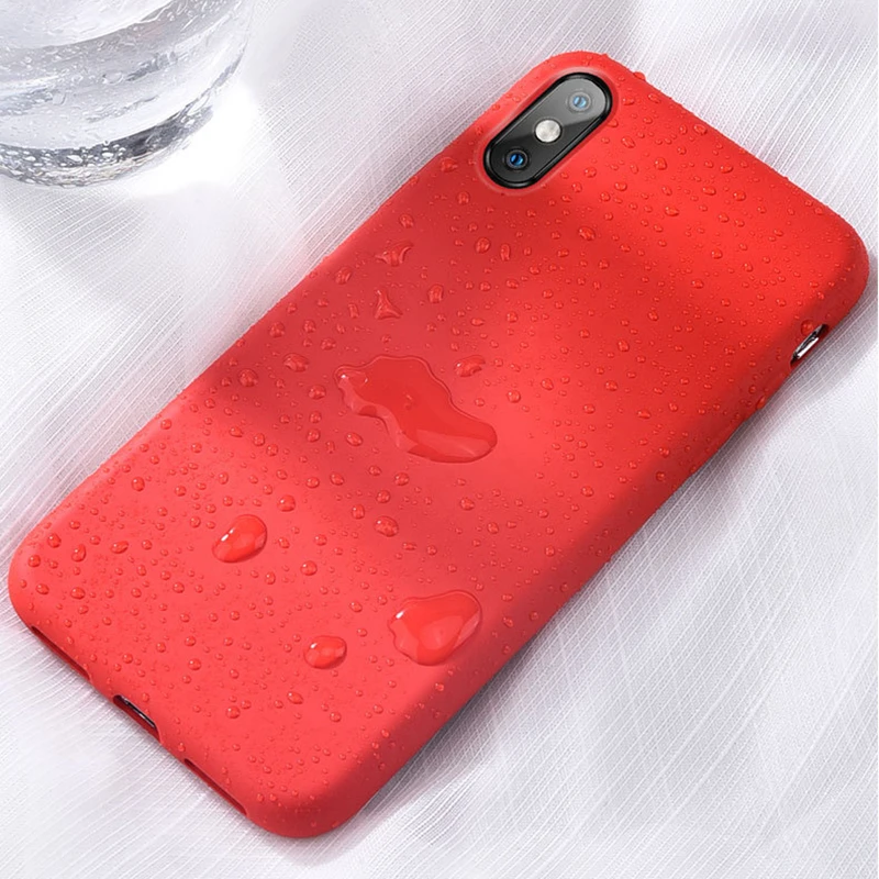 

Original Phone Case For Iphone 6 6s 7 8 Plus X XS Max XR Cover For Iphone7 Iphone8 7plus 8plus Liquid Silicone Candy Case