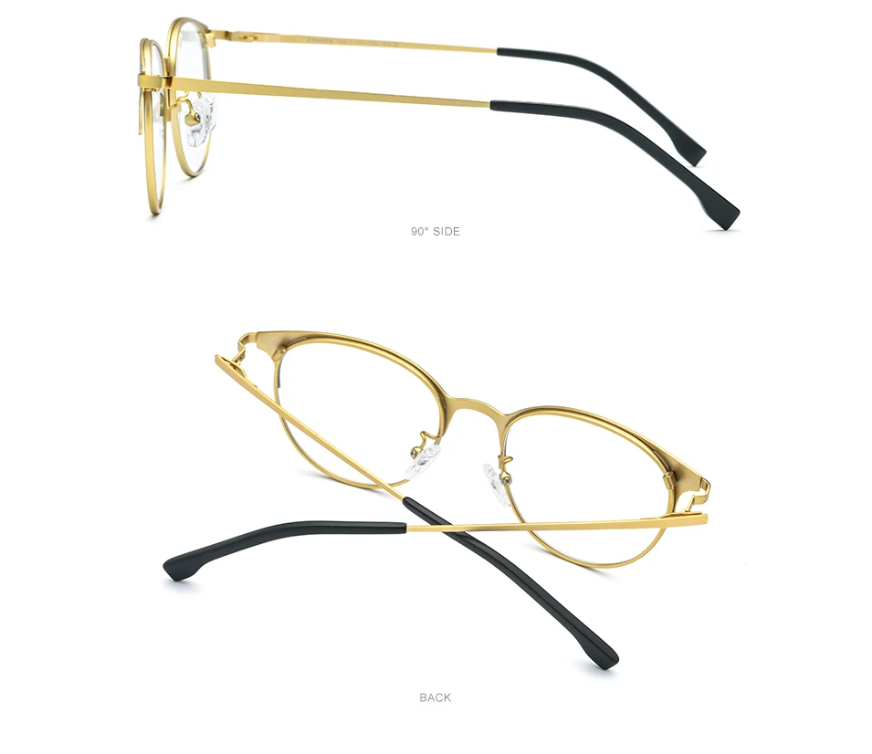 FONEX, сплав, очки для мужчин, ультралегкие, для женщин, Ретро стиль, круглые очки, оправа, Ретро рецепт, оптические очки без винтов, 988