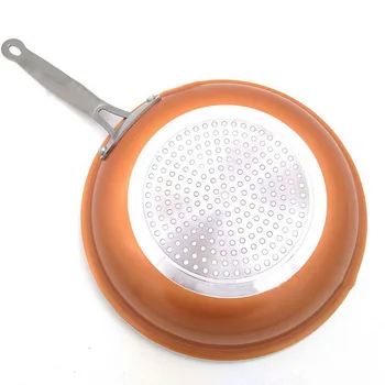 

Non-stick Copper Frying Pan with Ceramic Coating and Induction cooking,Oven & Dishwasher safe