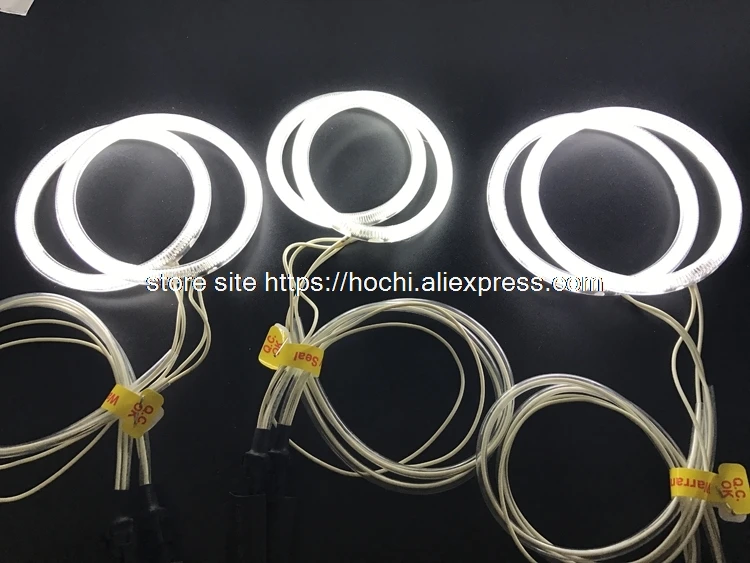HochiTech белая 6000K фара с подсветкой на флуоресцентных лампах с холодным катодом Halo Angel Demon Eyes Kit angel eyes light для Alfa Romeo 159 2005-2011