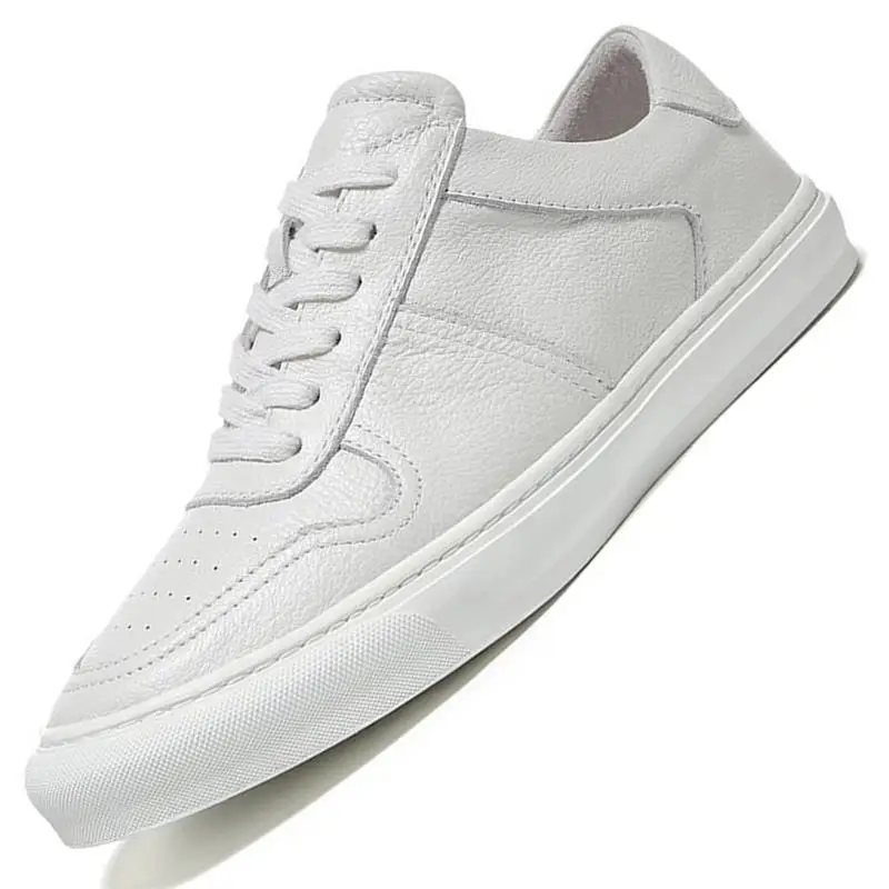 white sneakers men leather