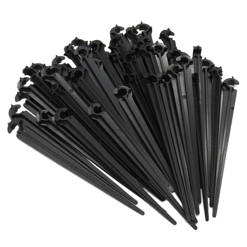 

50Pcs C-Shaped Garden 4 / 7mm Drip Irrigation Pipe Bracket Bracket Fixed Rod Drip Irrigation Irrigation Fittings