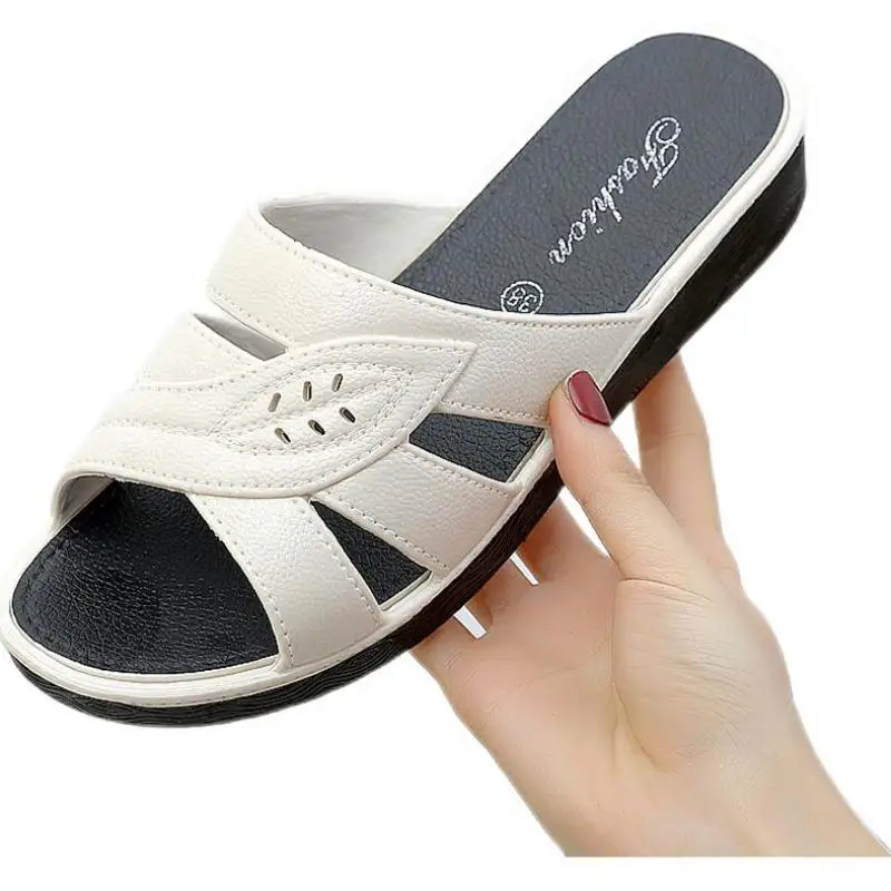 36-40 Women Slippers Platform Wedges Sandals Summer Shoes Female