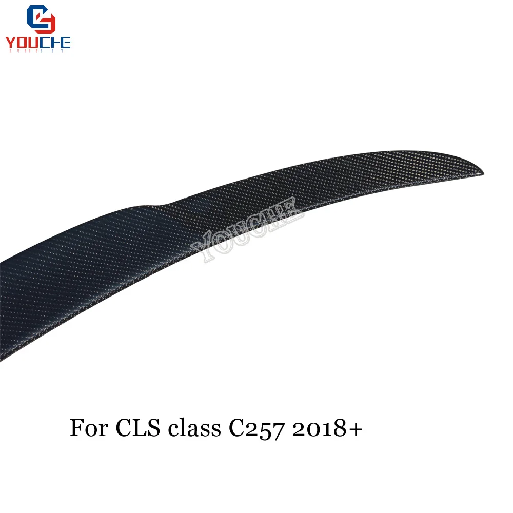 C257 карбоновый спойлер заднего бампера для Mercedes CLS Class C257 4-дверный седан-настоящее время загрузки для губ