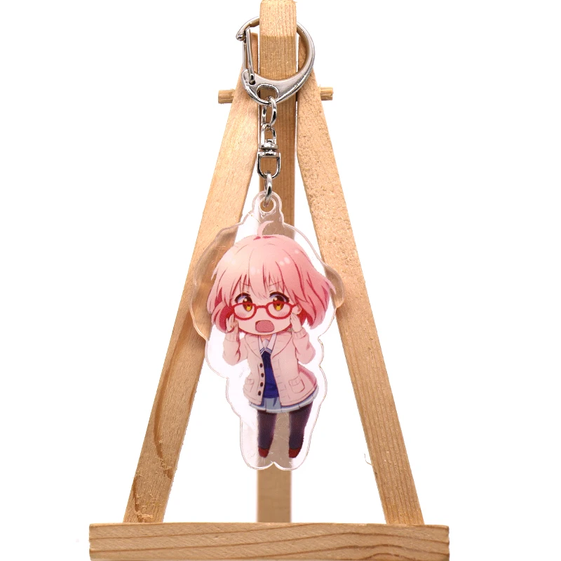 Японский аниме Kyoukai no Kanata Косплей костюм Kuriyama Mirai акриловый брелок подвеска