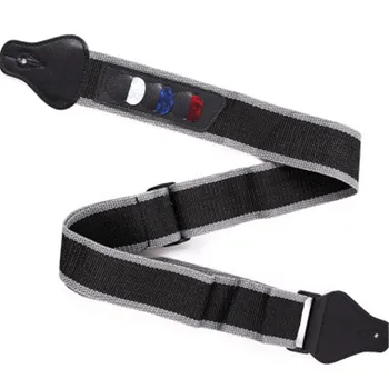 

Adjustable Simple Design Acoustic Electric Guitar Strap Electric Acoustic Bass Personality Guitar Belt Guitar Accessories