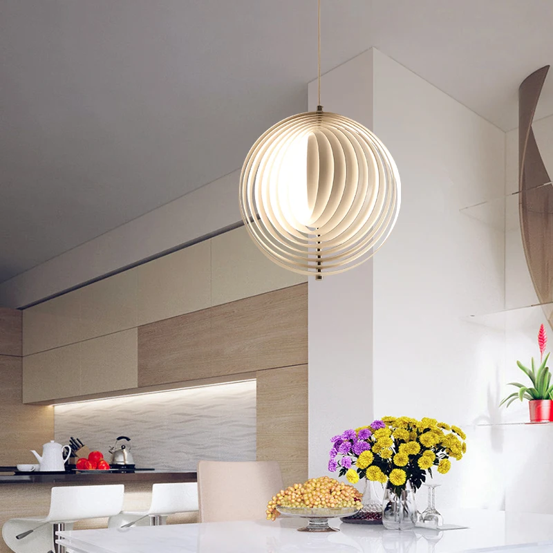 

Nordic Rotary Minimalist Pendant Light Modern Creative Living Room Bedroom Ballroom Restaurant Corridor Point Led Hanging Light