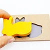 3D Shape Matching Games Feel Find Icons Wooden Tile Puzzle Toys Set Recessed Game Panel Jigsaw Education Learning Toys For Kids 4
