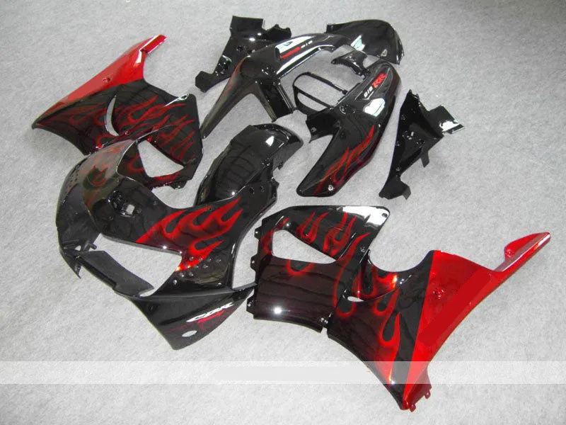 

New Complete Motorcycle Fairing Kit For Honda CBR919RR CBR900RR 919 1998 1999 98 99 919RR Fairings ABS Plastic custom red Flame
