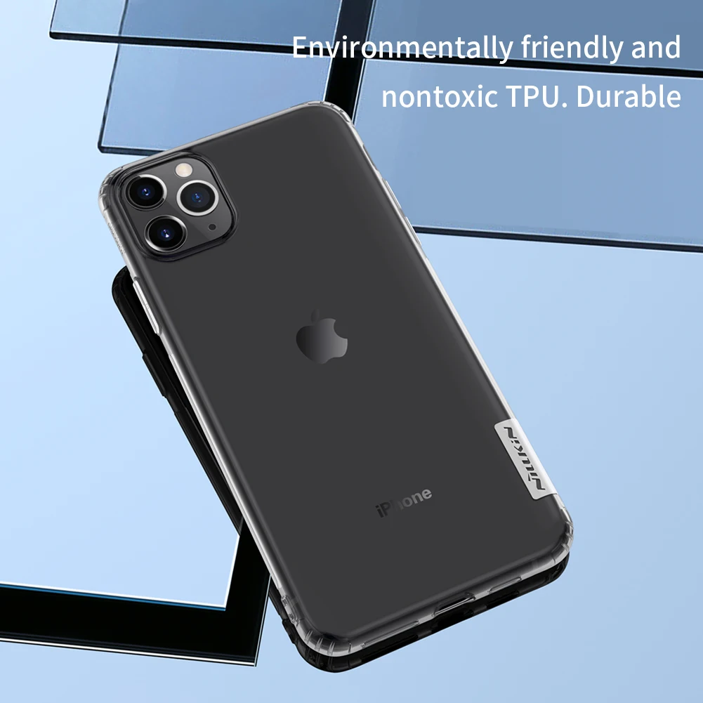 Для iphone 11 Pro Max чехол Nillkin серии Nature прозрачный мягкий чехол из ТПУ для Apple iphone 11/11 PRO/11 PRO MAX чехол