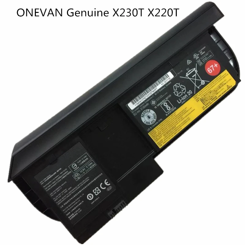 Оригинальный аккумулятор ONEVAN X230T для ноутбука Lenovo ThinkPad X220T Tablet 0A36317 45N1079 45N1077 45N1074