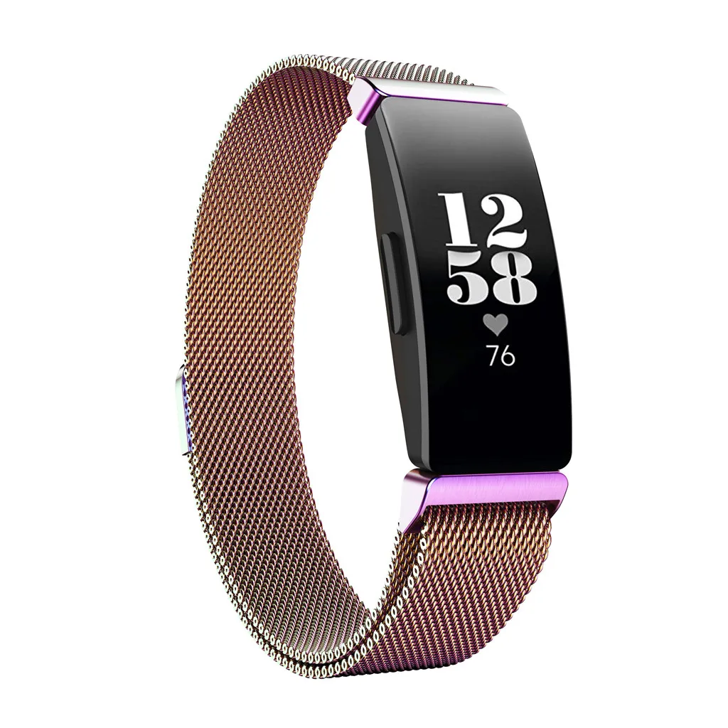 Замена аксессуары Миланской магнитного ремешок для Fitbit Inspire