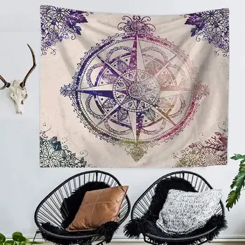 

Boho Decor Tapestry Clock Pattern Large Size Wall Hanging Table Cloth Sofa Cover Blanket Creative New Fashion Ornaments