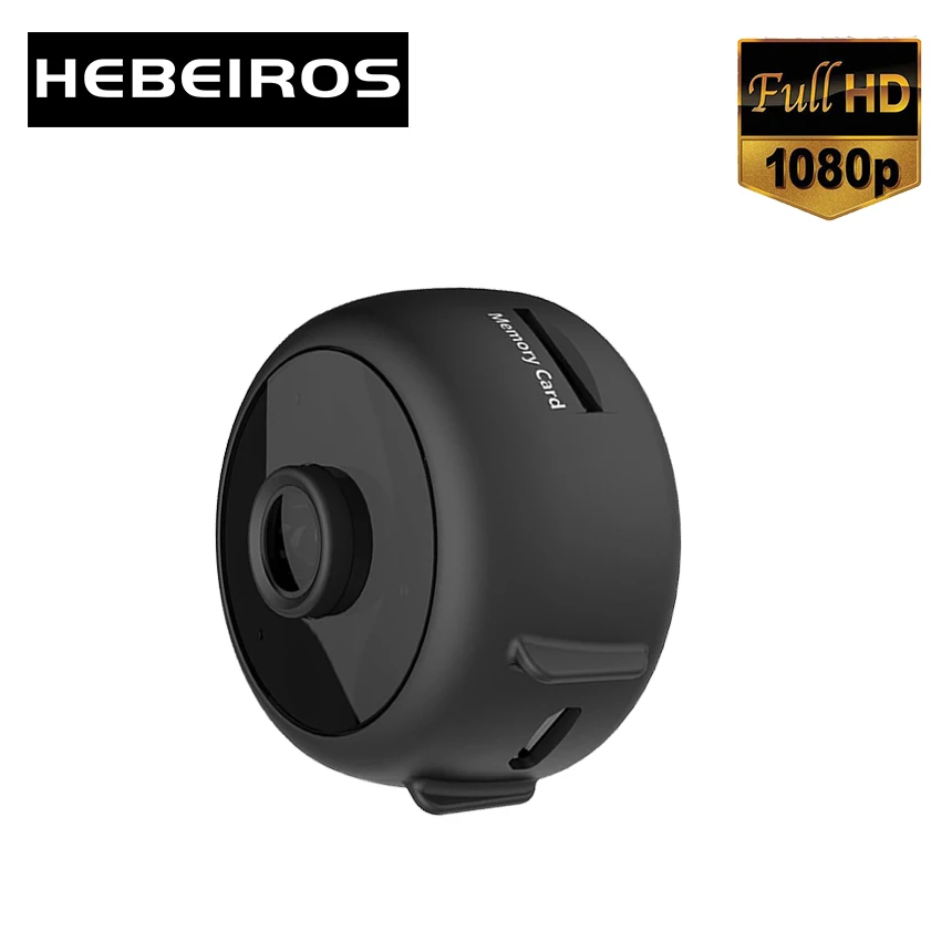 IP камера Hebeiros компактная с поддержкой Wi Fi, 1080P, ночного видения|Камеры видеонаблюдения| | АлиЭкспресс