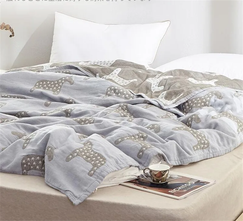 breathable muslin comforter