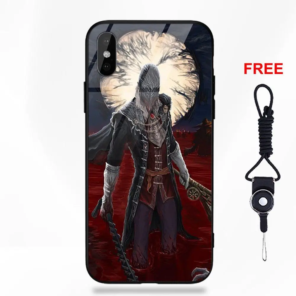 Nameless King Dark Souls 3 силиконовый чехол для телефона TPU оправа закаленное стекло для Apple iPhone 5 5C 5S SE 6 6S 7 8 Plus X XS Max XR