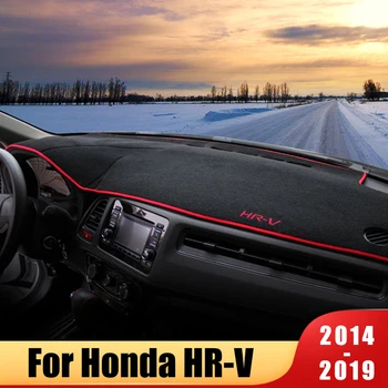 

For Honda HRV HR-V Vezel 2014 2015 2016 2017 2018 2019 Car Dashboard Cover Dash Mat Sun Shade Pad Carpets ANti-UV Accessories