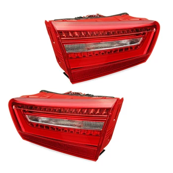 

1 Pair Left & Right Rear Tail Inner Turn Signal Brake Light Lamp Fit For Audi A6 C7 2010 2011 2012 2013 2014 2015 2016